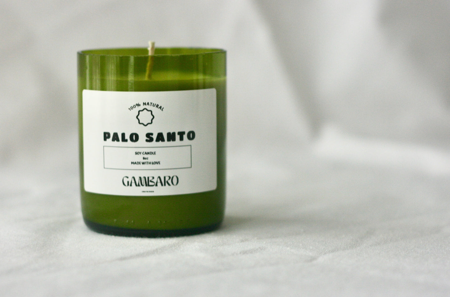 Gambaro Candle, 8oz, Palo Santo