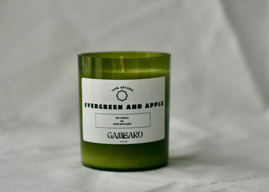 Gambaro Candle 8oz, Evergreen & Apple