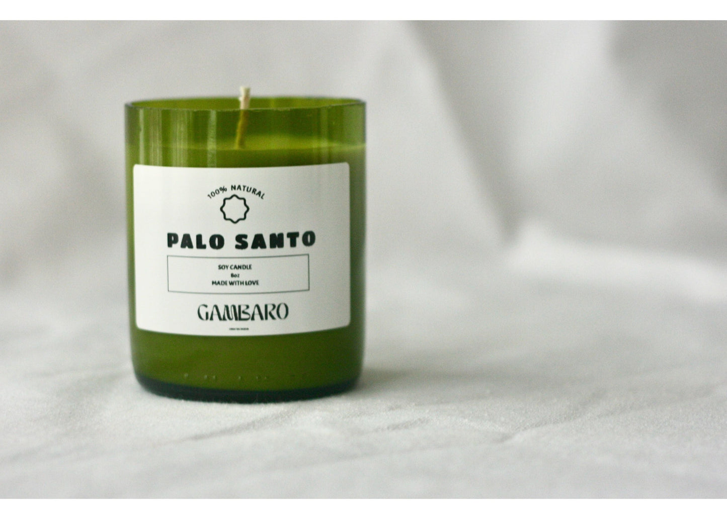 Gambaro Candle, 8oz, Palo Santo