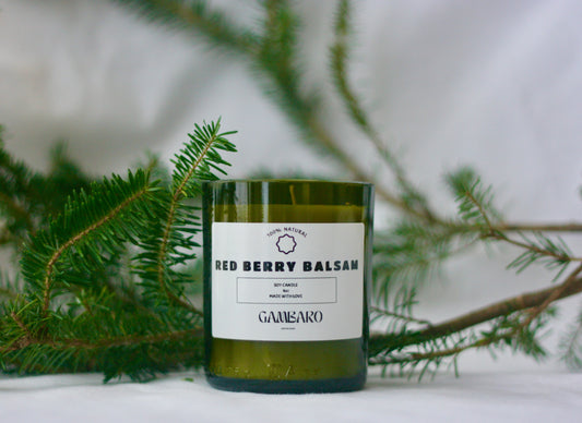 Gambaro Candle 8 oz, Red Berry Balsam