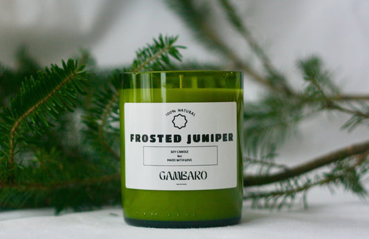 Gambaro Candle 8oz. Frosted Juniper